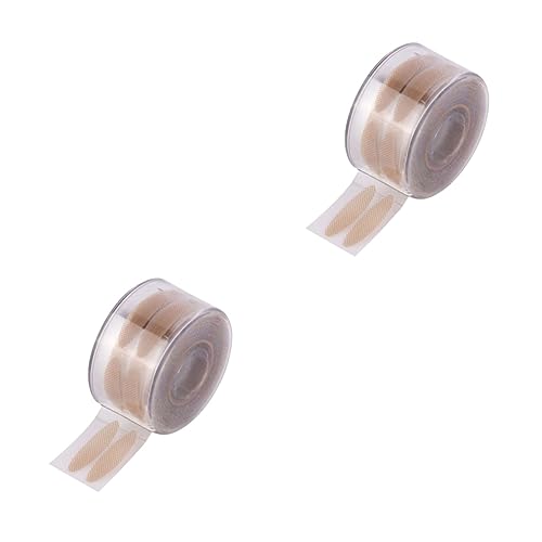 WOONEKY 2sets Faser Mesh Band Natürliche Deckel Verbesserung Doppel Aufkleber Band 600 Stücke * 2 von WOONEKY