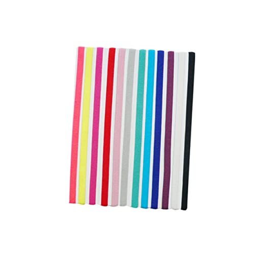 WOONEKY 12stücke Elastisches Stirnband Sport-haarband Yoga-kopftuch in Bonbonfarben Farben Für Fitness Laufen Tennis Und Täglichen Gebrauch WOONEKY 12stücke Elastisches Stirnband Sport-haarband Yoga-kopftuch in Bonbonfarben Farben Für Fitness Laufen Tennis Und Täglichen Gebrauch von WOONEKY