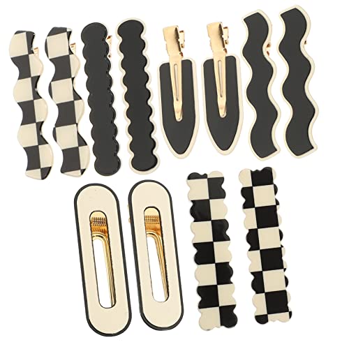 WOONEKY Elegante Friseur-clips 12 Stück Karierte Haarspangen Mädchen Haarnadeln Haarspangen Für Frauen WOONEKY Elegante Friseur-clips 12 Stück Karierte Haarspangen Mädchen Haarnadeln Haarspangen Für Frauen von WOONEKY