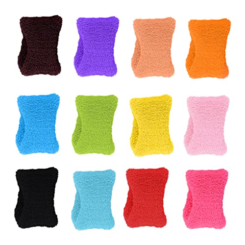 WOONEKY 12stücke Haarring Bunte Haarbänder Haarseile Haargummis Pferdeschwanzhalter Haarschmuck Für Frauen Und Mädchen Langlebiges Material Für Täglichen Gebrauch von WOONEKY