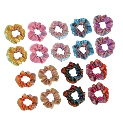 WOONEKY Modischer Haarschmuck Für Damen 18 Stück Batik-haargummis Einzigartiges Design Zufällige Farbe von WOONEKY