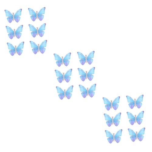 WOONEKY 18stücke Teiliges Schmetterlings-haarclips Für Mädchen Blau Und Süße Haarspangen Für Frauen Als Für Geburtstage Und Feiertage von WOONEKY