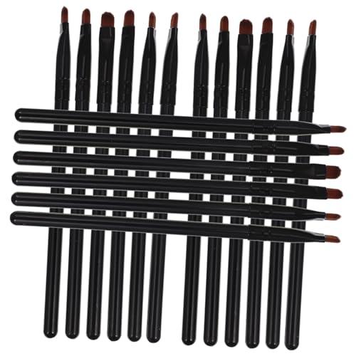 WOONEKY 18stücke Teiliges Augen-make-up-set Lidschatten Eyeliner Concealer Kosmetikpinsel Flacher Eyelinerpinsel Professionelle Make-up-tools Beauty-tool Für von WOONEKY