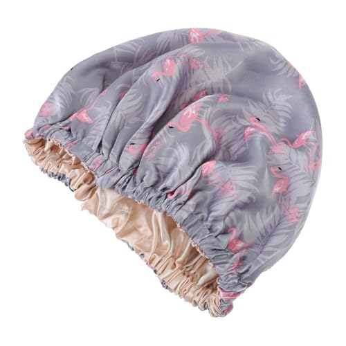 WOONEKY Beanie Mit Satinfutter – Haar-duschhut Für Damen Seiden-schlafhaube Für Natürliches Haar Leicht Zu Tragen von WOONEKY