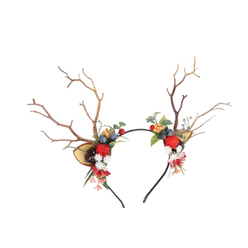 WOONEKY 1pc Mädchen Haar Zubehör Weihnachten Geweih Kopfschmuck Haar Band Einzigartiges Design Für Party von WOONEKY