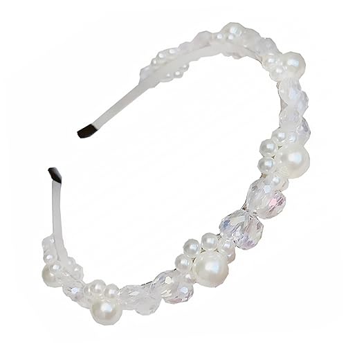 WOONEKY Kristall-stirnband Damen-haarreif Haarschmuck Eleganter Haarschmuck Schlichter Kopfschmuck Zubehör Haar Decor von WOONEKY
