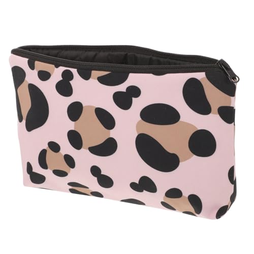 WOONEKY Schminkbeutel Aus Pu Organizer-Funktion Für Damen Leicht Und Tragbar Für Reisen Camping Und Fitnessstudio Um Kosmetika Und Toilettenartikel Sicher Zu Lagern von WOONEKY