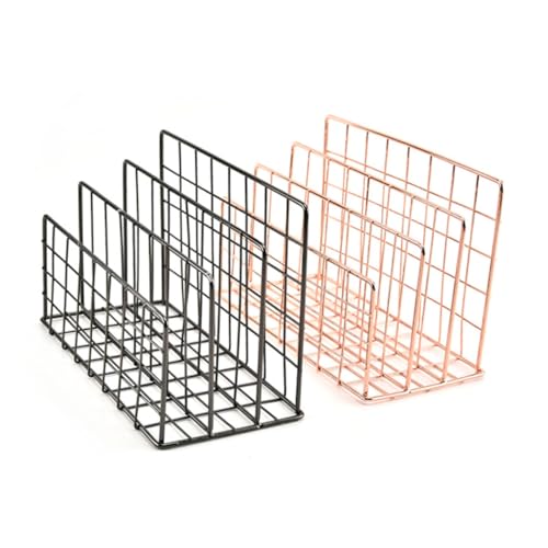 WOONEKY 1 Stück Roségoldfarbene Metall-desktop-aufbewahrungsbox Tragbarer Make-up-organizer Dateibehälter Für Büro Schlafzimmer Badezimmer von WOONEKY