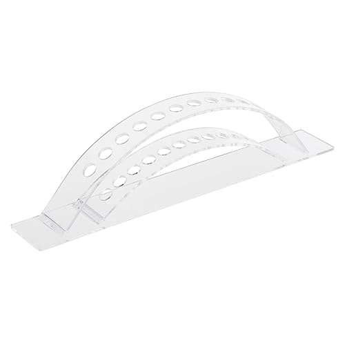 WOONEKY 1stück Make-up Pinsel Praktischer Organizer Für Kosmetika Schminkpinsel Und Schönheitswerkzeuge Für Schreibtisch Und Frisiertisch Transparentes Design Zur Einfachen von WOONEKY
