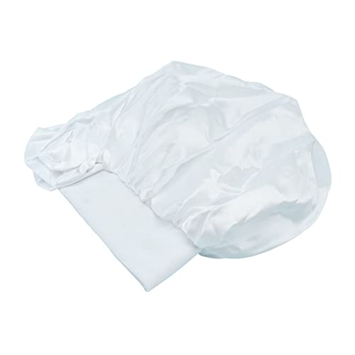 WOONEKY 1stück Damen Satin Haube Verstellbar Extra Große Haarpflege Mütze Breiter Rand Für Schlaf Gesichtswäsche Und Chemotherapie von WOONEKY