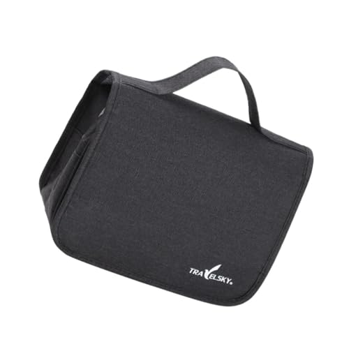 WOONEKY 1stück Wasserdichter Toilettenbeutel Faltbare Kosmetiktasche Mit Großem Volumen Für Reisen Pflegeprodukte Und Kosmetik Tragbar Und Langlebig Für Damen Und Herren von WOONEKY