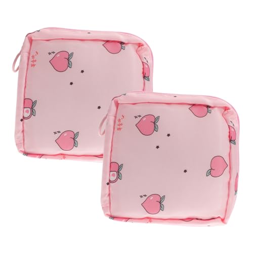 WOONEKY 2 STÜCK wasserdichte Oxford Hygienebeutel Damenbinden Aufbewahrungstasche Sanitary Pad Organizer Reise Kosmetiktasche für Frauen mit Vielseitiger Nutzung WOONEKY 2 STÜCK wasserdichte Oxford Hygienebeutel Damenbinden Aufbewahrungstasche Sanitary Pad Organizer Reise Kosmetiktasche für Frauen mit Vielseitiger Nutzung von WOONEKY