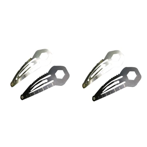 WOONEKY 20stücke Edelstahl Haarklammern Multifunktionale Haarnadeln Silber Und Schwarz Für Frauen Haaraccessoires Für Jeden Anlass von WOONEKY