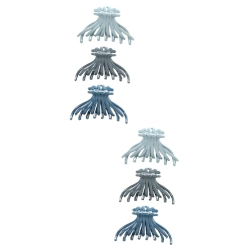 WOONEKY 6stücke Teiliges Haar-clips Rutschfeste Haarklammern Dunkelblau Hellblau Und Schwarzgrün Haar-accessoire Für Und Mädchen Für Besondere Anlässe von WOONEKY