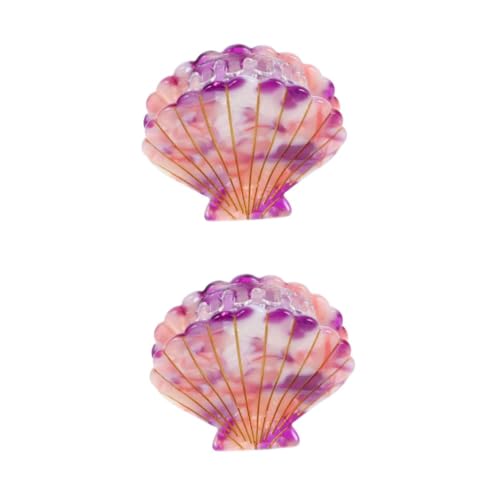 WOONEKY 2stücke Geometrische Haarspange Für Damen Hochwertige Behaarte Haarklammer Purpurrot Für Pferdeschwanz- Und Tägliche Haaraccessoires von WOONEKY