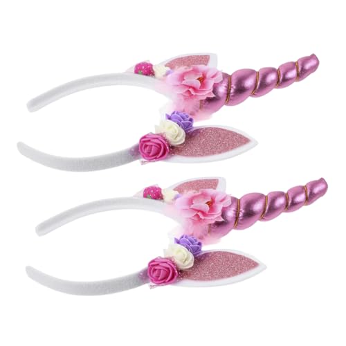 WOONEKY 2 Stück Einhorn Haarschmuck für Mädchen Niedliche Einhorn Haarreifen mit Horn für Geburtstagsfeiern Festivals und Cosplay Komfortable und Langlebige Haaraccessoires WOONEKY 2 Stück Einhorn Haarschmuck für Mädchen Niedliche Einhorn Haarreifen mit Horn für Geburtstagsfeiern Festivals und Cosplay Komfortable und Langlebige Haaraccessoires von WOONEKY