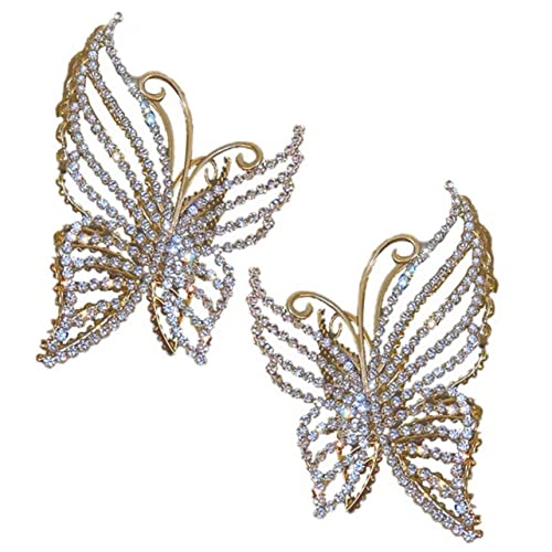 WOONEKY 2stücke Schmetterling Haarklammern Und Kreative Haarspangen Für Damen Verschönerung Ihrer Frisuren von WOONEKY