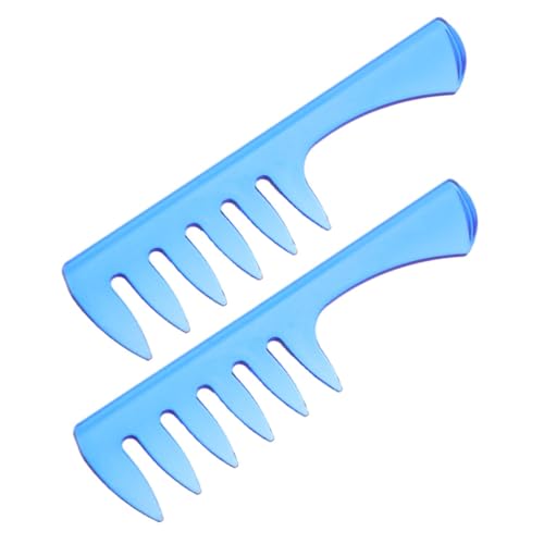 WOONEKY 2 Stück Haarkämme für Männer Breitzinkige Friseurwerkzeuge für Salon und Heimgebrauch Lockige und Glatte Robust und Langlebig WOONEKY 2 Stück Haarkämme für Männer Breitzinkige Friseurwerkzeuge für Salon und Heimgebrauch Lockige und Glatte Robust und Langlebig von WOONEKY