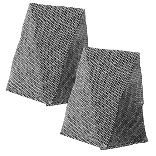 WOONEKY 2 Stück Koreanische Körperpeeling Tücher Extra Lange und Sanfte Badetücher für Effektives Rückenpeeling aus Robustem Material für Männer Netzstruktur von WOONEKY