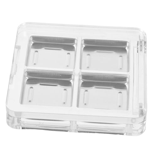 WOONEKY 2stücke Transparente Mit Fächern Vielseitige Lippenstift-organizer Für Unterwegs Individuellen Gestaltung Von Lidschatten von WOONEKY