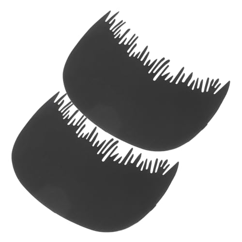 WOONEKY 2 Stück Teiliges Haaransatzkamm aus Hochwertigem Kunststoff zum Haaransatz Vielseitig für Männer und Frauen Natürlicher Look durch Nahtloses Verblenden der Haarfasern Handlich und von WOONEKY