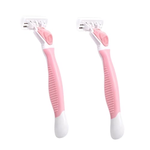 WOONEKY 2 Stück Tragbarer Achselhaarrasierer Sicherer Haarschneider für Männer und Langlebig Leicht und Hautschonend für Reisen und Tägliche Anwendung von WOONEKY