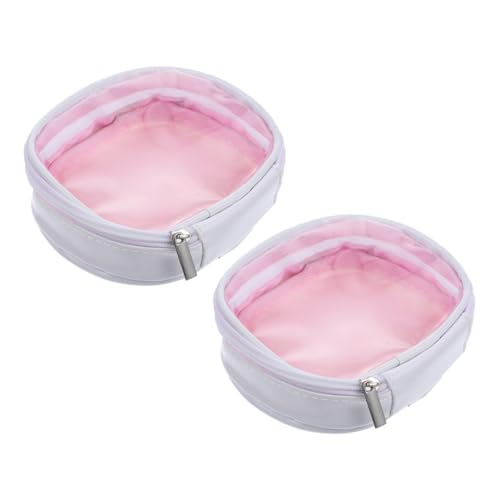 WOONEKY 2 Stück Transparente Kosmetiktasche Kleine Portable Make up Tasche mit Reißverschluss und Strapazierfähig für Reisen und Alltag Vielseitig für Damen und Herren WOONEKY 2 Stück Transparente Kosmetiktasche Kleine Portable Make up Tasche mit Reißverschluss und Strapazierfähig für Reisen und Alltag Vielseitig für Damen und Herren von WOONEKY