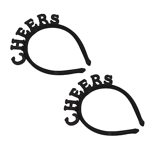 WOONEKY 2 Stück Weihnachtsfeier Haarreifen Leichte Festliche Kopfbedeckung für Erwachsene für Neujahrsdekoration und Partystimmung Mehrfach Verwendbar Gute Laune Garantiert von WOONEKY