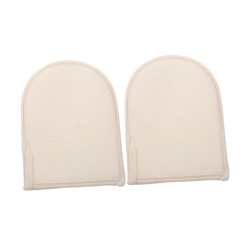WOONEKY 2stücke Peeling-handschuhe Aus Luffa Exfolierende Badetücher Für Körperpflege Leicht Und Tragbar Für Zuhause Und Reisen von WOONEKY