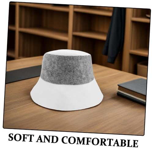 WOONEKY 2 Stücke Sauna Hut Filz Saunahaube Isoliert Traditioneller Russischer Dampfbad Hut Haarschutz Für Spa Und Sauna Für Damen Und Herren Reisefreundlich Faltbar Robust Elegant WOONEKY 2 Stücke Sauna Hut Filz Saunahaube Isoliert Traditioneller Russischer Dampfbad Hut Haarschutz Für Spa Und Sauna Für Damen Und Herren Reisefreundlich Faltbar Robust Elegant von WOONEKY