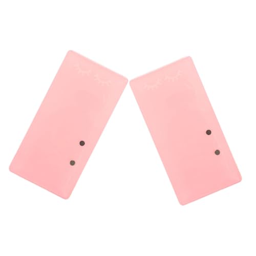 WOONEKY 2-teilige Wimpernverlängerungspalette: Wimpernhaltertablett Aus Acryl Zum Aufbewahren Und Präsentieren Einzelner Wimpern – Organizer-pad Zum Pfropfen Falscher Wimpern von WOONEKY