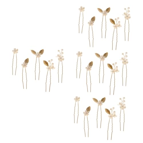 WOONEKY 20stücke Haarnadeln Mit Blumenmuster Für Braut Hochzeits-haarspangen Für Besondere Anlässe Und Festliche Veranstaltungen von WOONEKY