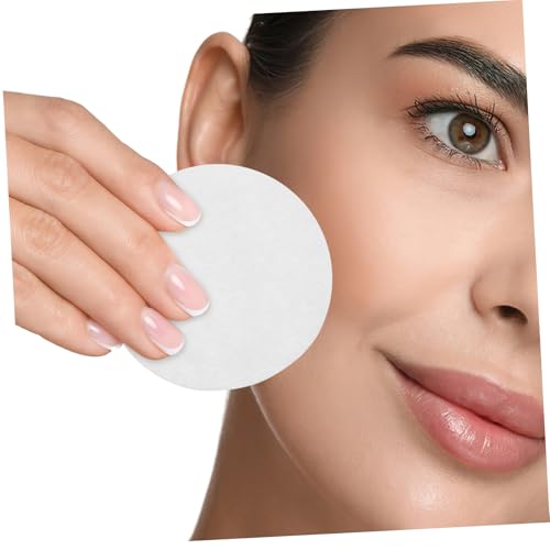 WOONEKY 200stücke Runde Vliesblätter Gesichtsreinigungspads Gesichtswischpads Make-up-entferner Gesichtspads Nass-trocken-pads Durchmesser Einmalgebrauch von WOONEKY
