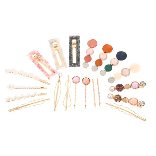 WOONEKY 20stücke Damen Haarclips Haarnadeln Für Frauen Haarschmuck Für Hochzeit Party Geburtstag Alltag Kurzhaar Lockig von WOONEKY