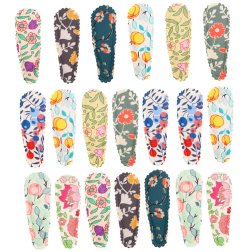 WOONEKY 20stücke Haarspangen Mit Blumen Für Frauen Mädchen Junge Mädchen Haar Bang Clips Blume Haar Zubehör Leicht Und Hautfreundlich Für Anlässe von WOONEKY