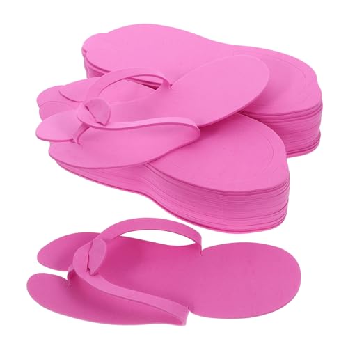 WOONEKY 24 Paare Einweg EVA Faltbare Hausschuhe für Damen Reise Spa Slipper Leicht Bequem Stylish Für Zuhause und Hotelgebrauch von WOONEKY