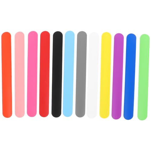 WOONEKY 24 Stück Silikon-Schlagarmbänder für Kinder: Weiche Armbänder in reinen Farben für Schulaktivitäten, Veranstaltungen und Partys – Interaktive Unterhaltungsarmbänder von WOONEKY