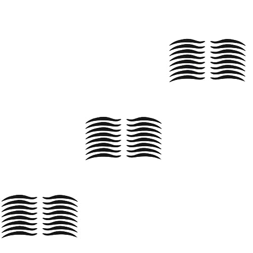 WOONEKY 240paare Schwarze Eyeliner Aufkleber Für Augen Make-up Temporäre Augen Make-up Schablonen Für Perfekten Cat-eye-look Für Partys Und Auftritte von WOONEKY