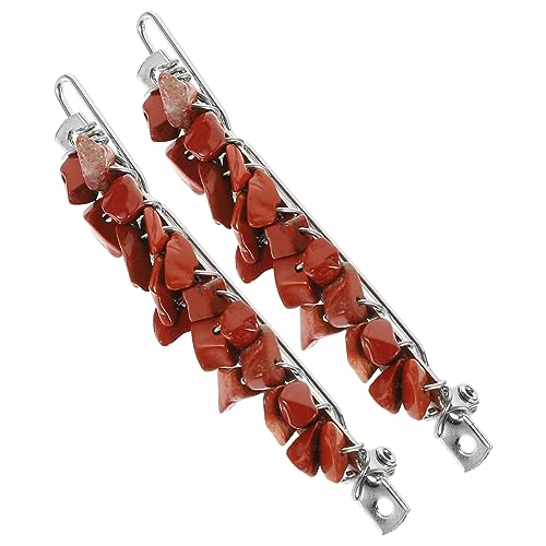 WOONEKY 2stücke Haarspangen Mit Kristallsteinen Bunte Haarnadeln Aus Metall Und Stein Haarschmuck Für Frauen Und Mädchen Geeignet Für Verschiedene Frisuren Und Anlässe von WOONEKY