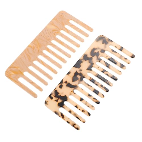 WOONEKY 2St Kamm lockenstyler lockenstäbe lockiges haar airhairs reiseaccessoires Entwirrende Haarbürste Haarkämme für Männer Bandspender Frauenhaarkämme Frauen kämmen Friseurwerkzeug Abs von WOONEKY