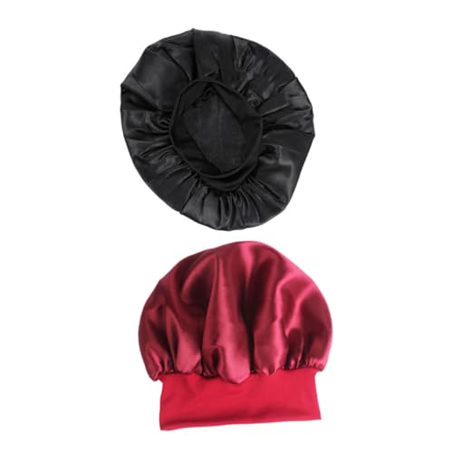 WOONEKY 2stücke Für Frauen Aus Weicherem Material Chemo Caps Für Damen Haarpflegehaube Zum Schlafen Kissenbezug Schützende Mütze von WOONEKY
