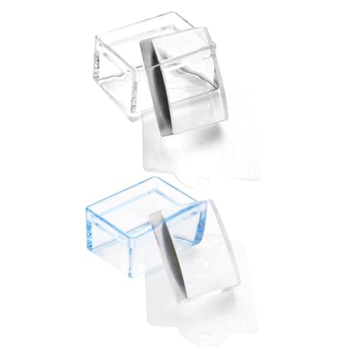 WOONEKY 2stücke Nagel-stempel Für Maniküre Rechteckige Nail Art Transferwerkzeuge Langlebig Und Transparent Für -nageldesigns Zu Hause Salon von WOONEKY