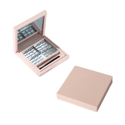 WOONEKY 2 Stück Quadratische Spiegel-lidschattenpaletten Für Frauen Und Mädchen Lidschatten-aufbewahrungsboxen Make-up-lidschattenbehälter WOONEKY 2 Stück Quadratische Spiegel-lidschattenpaletten Für Frauen Und Mädchen Lidschatten-aufbewahrungsboxen Make-up-lidschattenbehälter von WOONEKY
