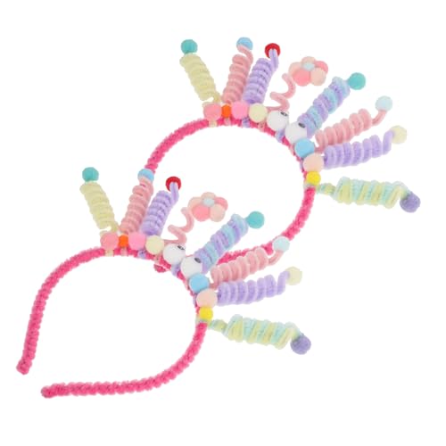 WOONEKY 2stücke Alien Bopper Haarreif Mit Witzigen Cartoon-augen Für Karneval Halloween Cosplay Und Partys Geeignet Für Erwachsene Bequeme Passform Und Auffälliges Design von WOONEKY