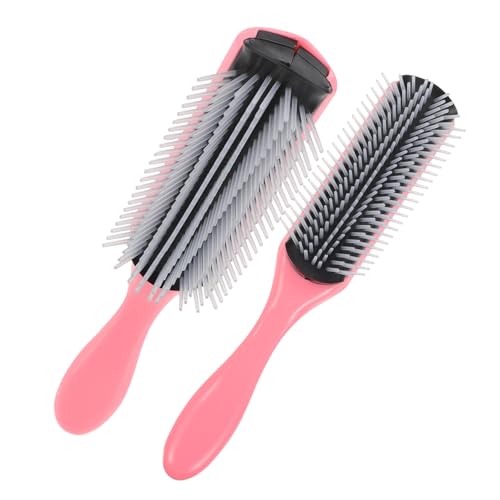 WOONEKY 2 Stück Bürste Für Lockiges Haar Styling-kamm Feine Zähne Haar-styling-werkzeug Für Frauen Männer Jungen Und Mädchen WOONEKY 2 Stück Bürste Für Lockiges Haar Styling-kamm Feine Zähne Haar-styling-werkzeug Für Frauen Männer Jungen Und Mädchen von WOONEKY