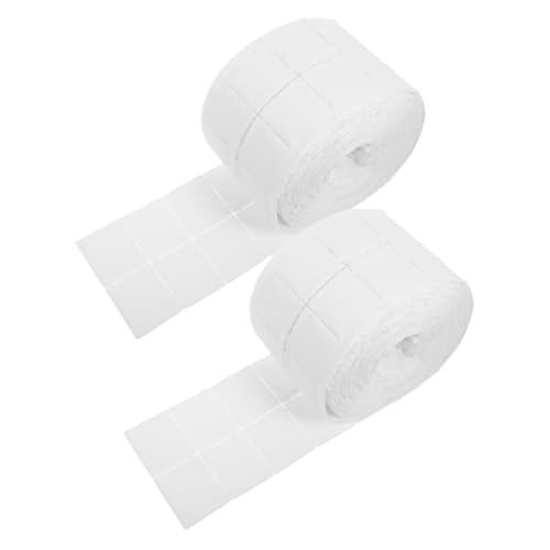 WOONEKY 2rollen Nagellackentferner Tücher Maniküre Papier Für Make-up Entfernung Tragbar Für Zuhause Und Reisen Fusselfrei Und Hochabsorbierend von WOONEKY