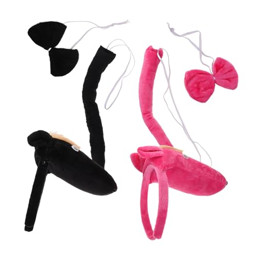 WOONEKY 2sätze Pferdekostüm-zubehör Mit Stirnband Und Zootierohren Und Tier-stirnbänder Für Partys Cosplay Und Halloween Kostümset Für Geburtstagsfeiern Und von WOONEKY