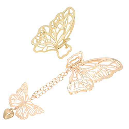 WOONEKY Schmetterlings-haarspange Für Damen Von Stylish Hair Accessories for Girls Women 2 Stück von WOONEKY