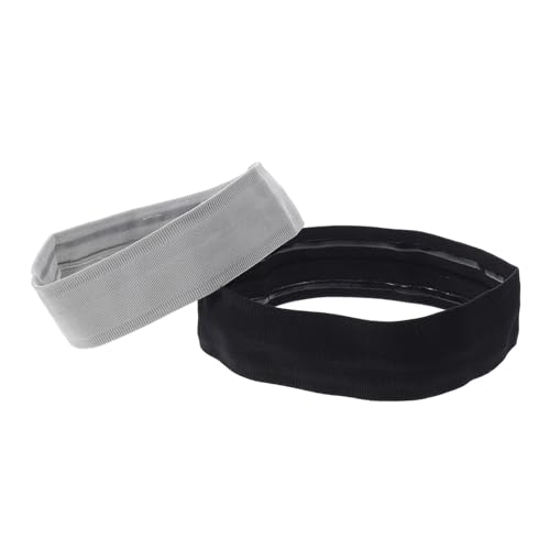 WOONEKY 2stücke Teiliges Yoga-haarband Elastische Sport-stirnbänder Für Damen Und Herren Schweißabsorbierend Für Fitness Laufen Und Yoga von WOONEKY