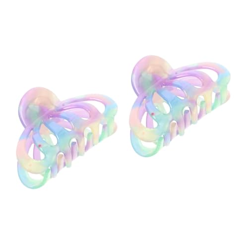 WOONEKY 2stücke Bohemian Haarspange Aus Acetat Für Damen Elegante Haarklammer Für Verschiedene Frisuren Für Partys Und Alltag Fünf Farben Erhältlich von WOONEKY